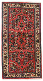  Sarouk Rug 71X145 Persian Wool Red/Brown Small Carpetvista