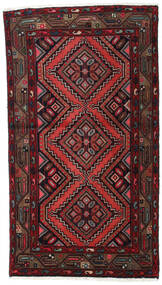  Hamadan Rug 76X132 Persian Wool Dark Red/Red Small Carpetvista