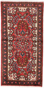  Persischer Hamadan Teppich 70X137 Rot/Dunkelrot (Wolle, Persien/Iran)
