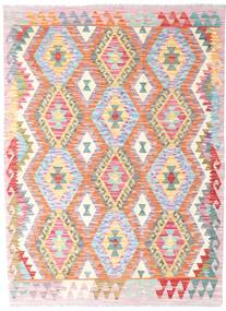  126X173 Pequeno Kilim Afegão Old Style Tapete Lã, Carpetvista