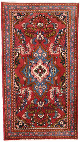  Hamadan Rug 73X130 Persian Wool Red/Dark Red Small Carpetvista