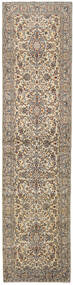 97X388 絨毯 オリエンタル カシャン 廊下 カーペット ベージュ/オレンジ (ウール, ペルシャ/イラン) Carpetvista