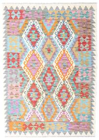  Kilim Afegão Old Style Tapete 123X174 Lã Bege/Vermelho Pequeno Carpetvista