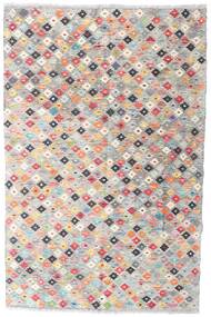  125X190 Kelim Afghan Old Stil Teppich Beige/Grau Afghanistan Carpetvista
