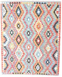  135X170 Small Kilim Afghan Old Style Rug Wool, Carpetvista