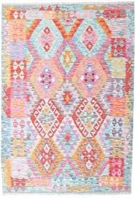  128X186 Small Kilim Afghan Old Style Rug Wool, Carpetvista