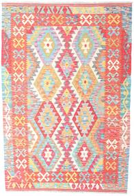  125X184 Small Kilim Afghan Old Style Rug Wool, Carpetvista