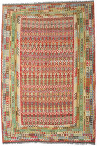  Kilim Afghan Old Style Rug 305X453 Wool Yellow/Brown Large Carpetvista