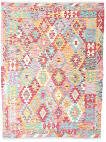  130X171 Klein Kelim Afghan Old Stil Teppich Wolle, Carpetvista