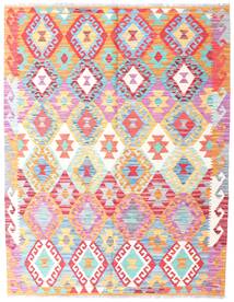  134X174 Klein Kelim Afghan Old Stil Teppich Wolle, Carpetvista
