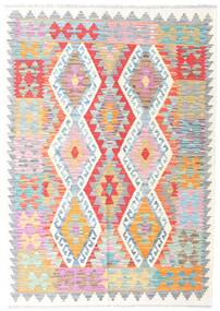  122X173 Klein Kelim Afghan Old Stil Teppich Wolle, Carpetvista