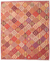 248X299 Alfombra Kilim Afghan Old Style Oriental Rojo/Beige (Lana, Afganistán) Carpetvista