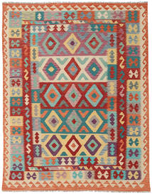  202X258 Kilim Afghan Old Style Rug Wool, Carpetvista