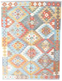 149X198 Kelim Afghan Old Style Vloerkleed Oosters Beige/Oranje (Wol, Afghanistan) Carpetvista
