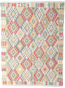  Kelim Afghan Old Style Teppe 142X190 Grønn/Beige Carpetvista