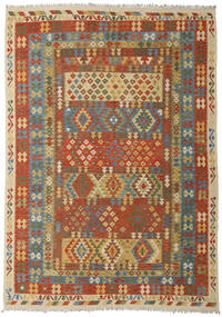  251X355 Grand Kilim Afghan Old Style Tapis Laine, Carpetvista