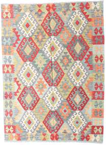 149X201 Tapis D'orient Kilim Afghan Old Style Gris/Beige (Laine, Afghanistan) Carpetvista
