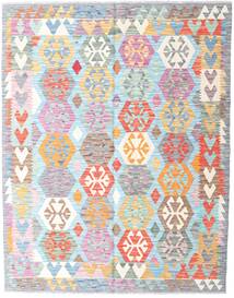 157X199 Kelim Afghan Old Stil Teppich Orientalischer Hellgrau/Beige (Wolle, Afghanistan) Carpetvista
