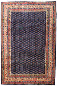  215X320 Sarough Mir Matta Röd/Mörkblå Persien/Iran Carpetvista