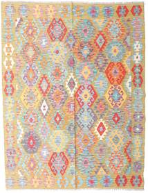  Kilim Afghan Old Style Tapis 153X197 De Laine Beige/Orange Petit Carpetvista