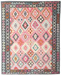 154X194 Tappeto Kilim Afghan Old Style Orientale Rosa Chiaro/Grigio (Lana, Afghanistan) Carpetvista