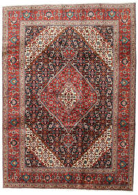 絨毯 ペルシャ タブリーズ 210X288 レッド/茶色 (ウール, ペルシャ/イラン)