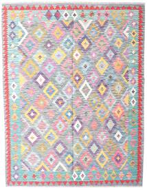  Kilim Afghan Old Style Rug 153X200 Wool Grey/Light Pink Small Carpetvista