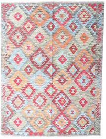 Kelim Afghan Old Stil Teppich 150X199 Rot/Grau Wolle, Afghanistan Carpetvista