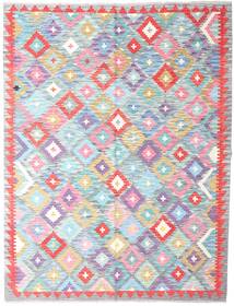  Kilim Afgán Old Style Szőnyeg 150X196 Világosszürke/Világos Rózsaszín Carpetvista