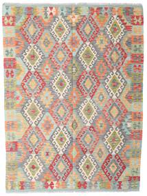 166X223 Alfombra Kilim Afghan Old Style Oriental Gris/Beige (Lana, Afganistán) Carpetvista
