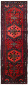  Persian Hamadan Rug 110X335 Dark Pink/Dark Red Carpetvista