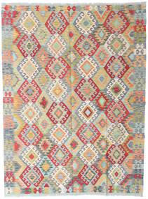 165X222 Alfombra Kilim Afghan Old Style Oriental Gris/Beige (Lana, Afganistán) Carpetvista