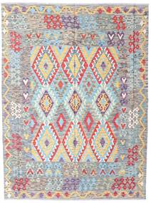 絨毯 キリム アフガン オールド スタイル 175X233 グレー/ライトグレー (ウール, アフガニスタン)