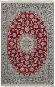 Nain Fine 9La Rug 118X181 Grey/Dark Red Wool, Persia/Iran