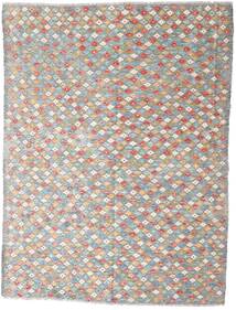  Orientalischer Kelim Afghan Old Stil Teppich 167X225 Grau/Hellgrau Wolle, Afghanistan Carpetvista