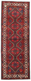  Hamadan Rug 112X306 Persian Wool Red/Dark Grey Small Carpetvista