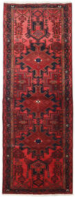 絨毯 ペルシャ ハマダン 109X306 廊下 カーペット ダークレッド/レッド (ウール, ペルシャ/イラン)
