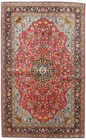  Perzisch Sarough Vloerkleed 133X217 Rood/Grijs (Wol, Perzië/Iran)