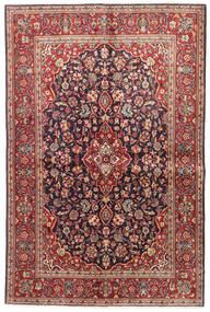 140X210 Keshan Teppich Rot/Dunkelrot Persien/Iran Carpetvista