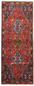 Ghashghai Teppich 106X275 Läufer Rot/Dunkelrot Wolle, Persien/Iran Carpetvista