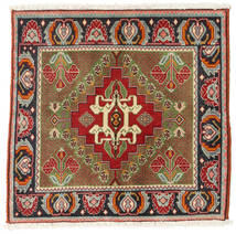 Ghashghai Teppich 65X68 Quadratisch Braun/Grün Wolle, Persien/Iran Carpetvista