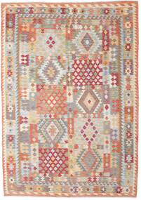  210X298 Kilim Afghan Old Style Rug Wool, Carpetvista