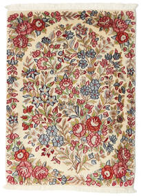  Persischer Kerman Sherkat Farsh Teppich 53X72 Beige/Braun (Wolle, Persien/Iran)