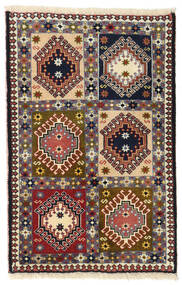 絨毯 ヤラメー 64X95 茶色/ベージュ (ウール, ペルシャ/イラン)