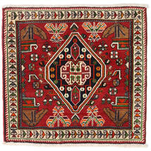  Ghashghai Teppich 62X65 Persischer Wollteppich Rot/Braun Klein Carpetvista