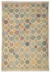 Kelim Afghan Old Stil Teppich 238X348 Beige/Orange Wolle, Afghanistan Carpetvista