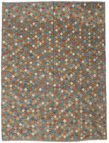 176X234 Tappeto Orientale Kilim Afghan Old Style Grigio/Arancione (Lana, Afghanistan) Carpetvista