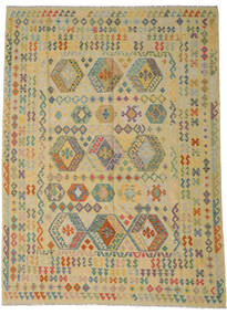  255X348 Large Kilim Afghan Old Style Rug Wool, Carpetvista