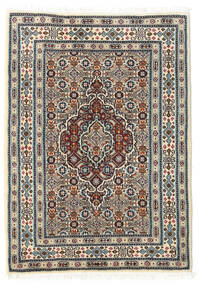 60X85 Moud Rug Oriental Brown/Beige (Wool, Persia/Iran) Carpetvista