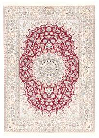Nain 6La Teppich 126X175 Beige/Rot Wolle, Persien/Iran